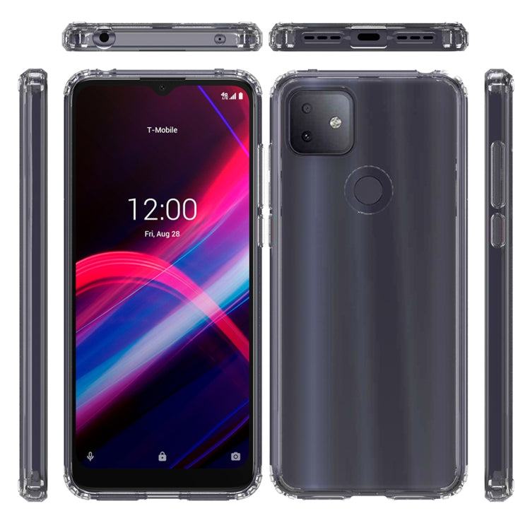 For T-mobile Revvl 4+ Scratchproof TPU + Acrylic Protective Case