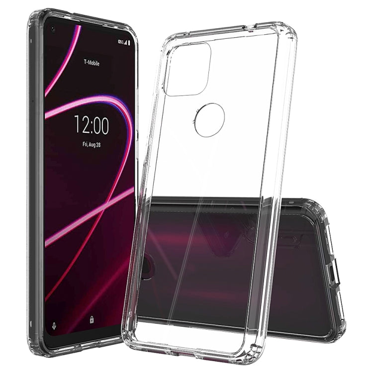 For T-mobile Revvl 5G Scratchproof TPU + Acrylic Protective Case