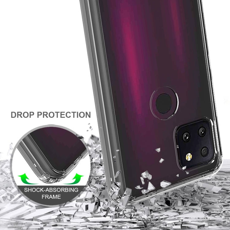 For T-mobile Revvl 5G Scratchproof TPU + Acrylic Protective Case