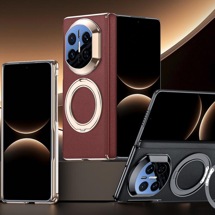 For Huawei Mate X7 Magnetic Dual-axis 360-degree Holder Phone Case