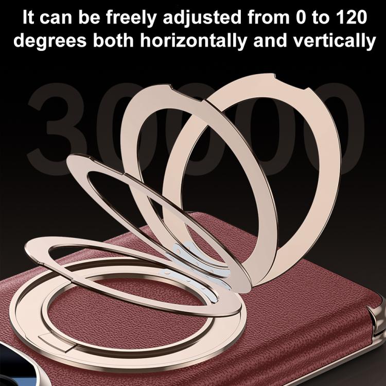For Huawei Mate X7 Magnetic Dual-axis 360-degree Holder Phone Case