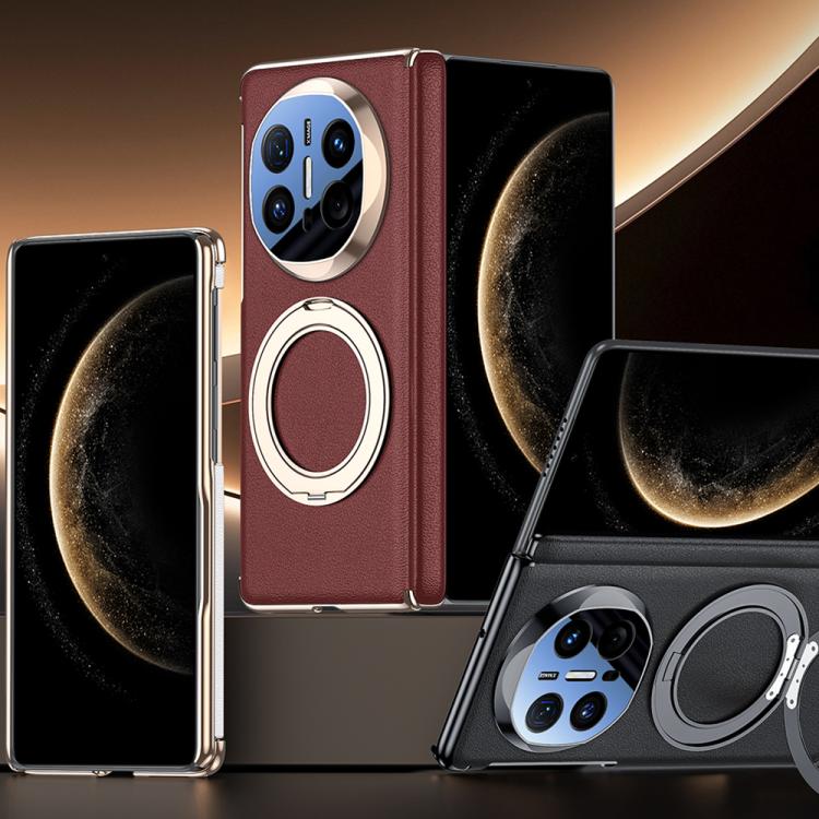 For Huawei Mate X6 Magnetic Dual-axis 360-degree Holder Phone Case