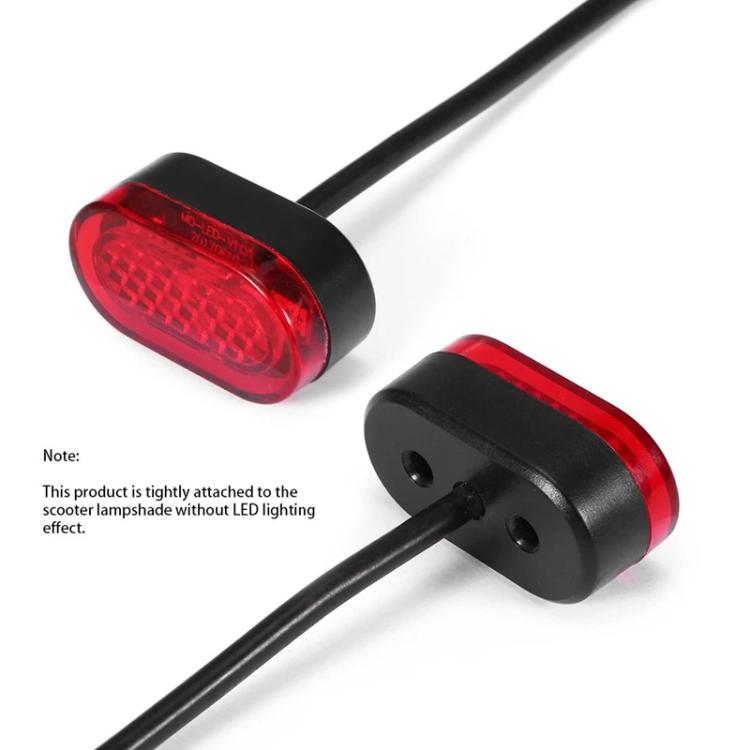For Xiaomi Mijia M365 Electric Scooter Rear Fender Light Cover with Screws