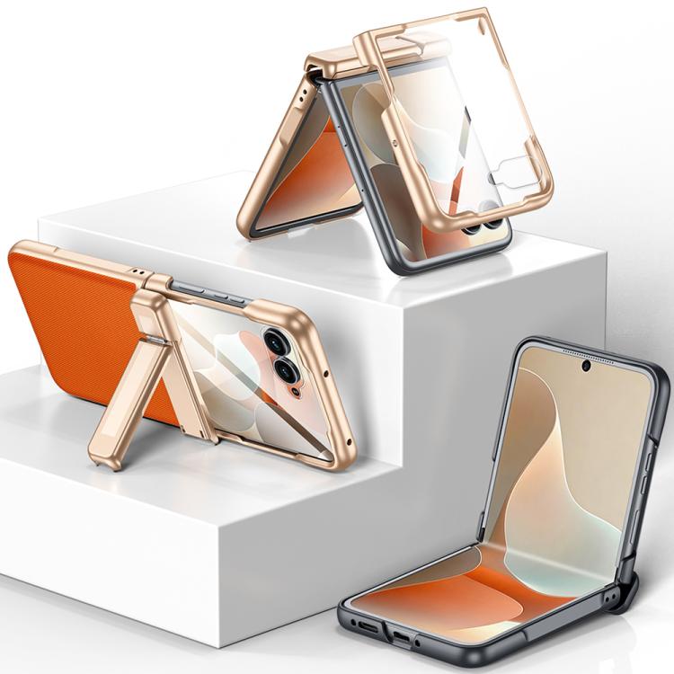 For Motorola Razr 70 Ultra / Razr 60 Ultra Film Integrated Central Axis Holder Phone Case