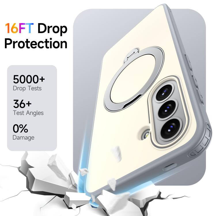 For Galaxy A36 5G / A37 5G Rotating Holder TPU + PC Magnetic Shockproof Phone Case