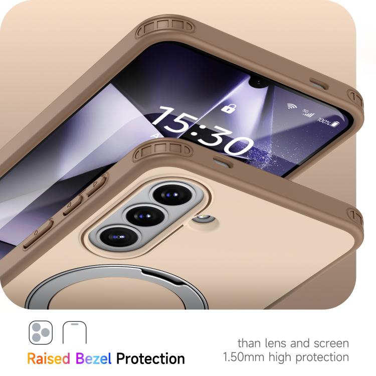 For Galaxy A36 5G / A37 5G Rotating Holder TPU + PC Magnetic Shockproof Phone Case