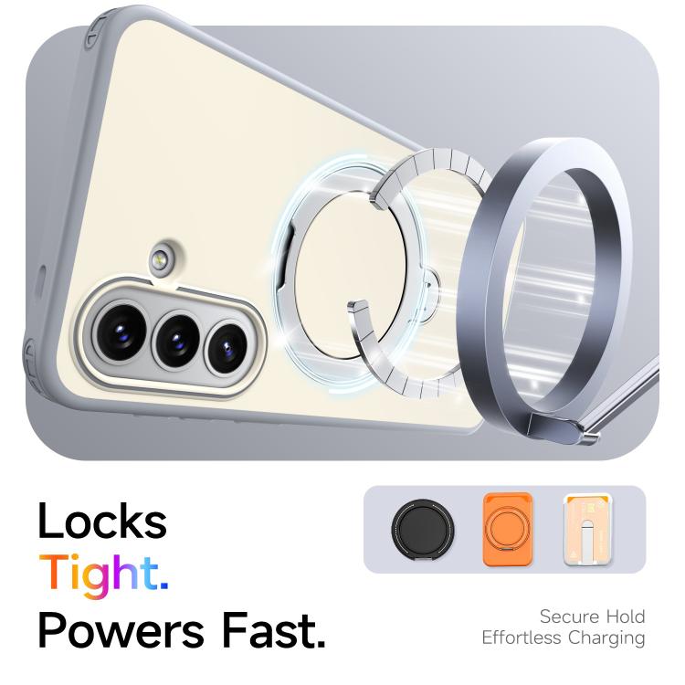 For Galaxy A57 5G Rotating Holder TPU + PC Magnetic Shockproof Phone Case