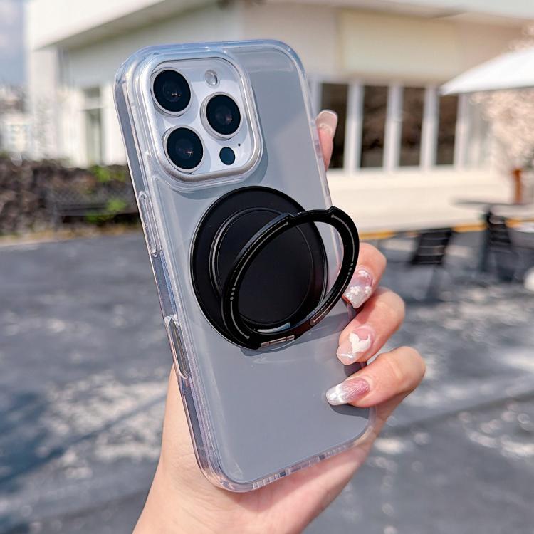 For iPhone 16 Pro Max Color Magnetic Ring Holder Phone Case