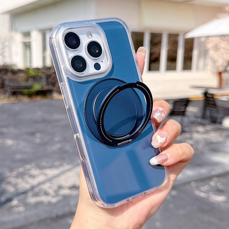 For iPhone 16 Pro Color Magnetic Ring Holder Phone Case