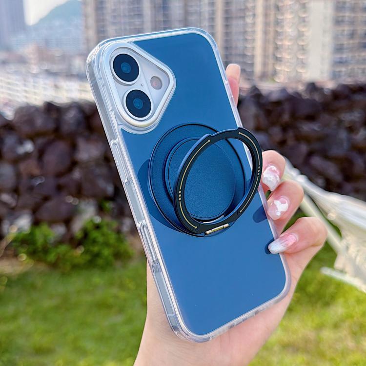 For iPhone 16 Color Magnetic Ring Holder Phone Case