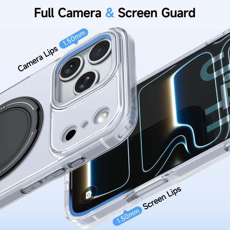 For iPhone 15 Pro Max Color Magnetic Ring Holder Phone Case