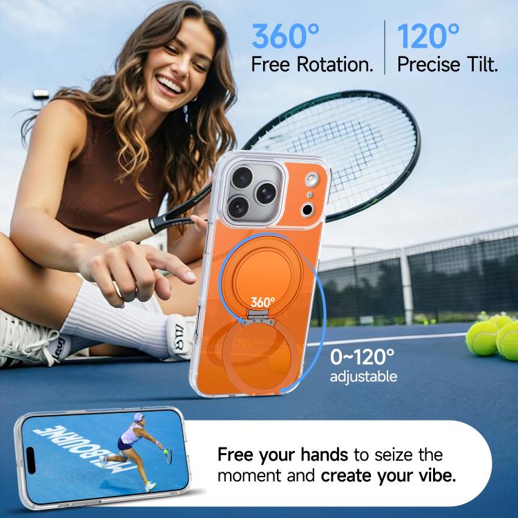 For iPhone 15 Pro Max Color Magnetic Ring Holder Phone Case