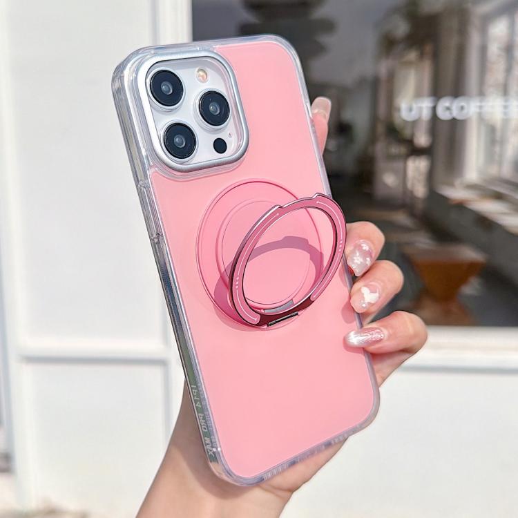 For iPhone 15 Pro Max Color Magnetic Ring Holder Phone Case