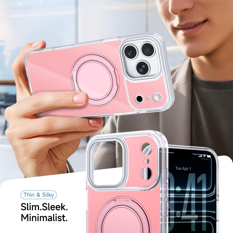 For iPhone 15 Pro Max Color Magnetic Ring Holder Phone Case