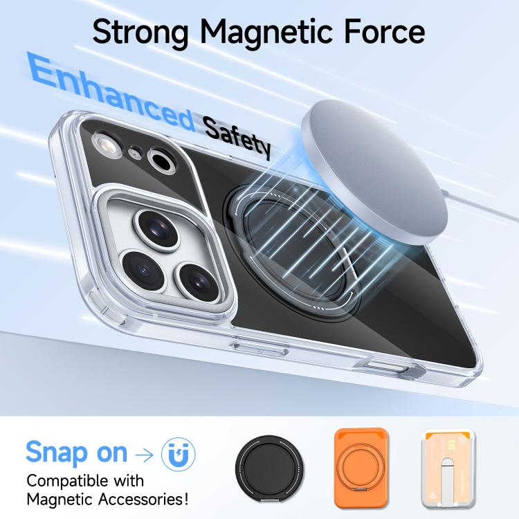 For iPhone 15 Pro Max Color Magnetic Ring Holder Phone Case