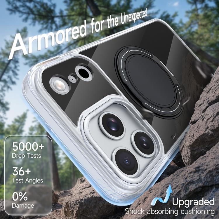For iPhone 15 Pro Max Color Magnetic Ring Holder Phone Case
