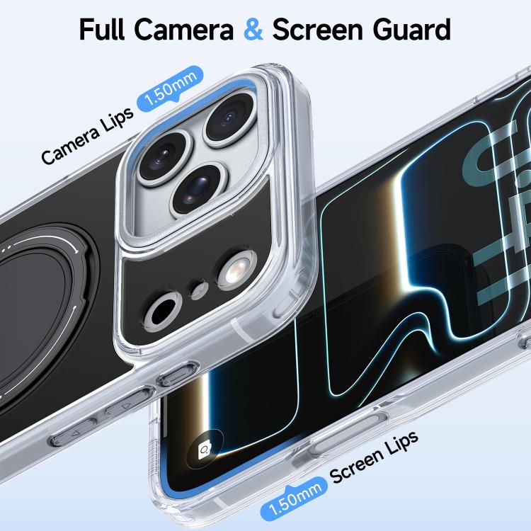 For iPhone 15 Pro Max Color Magnetic Ring Holder Phone Case
