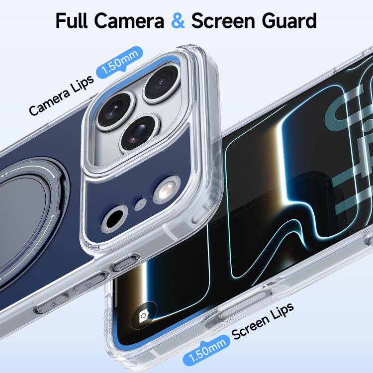 For iPhone 15 Pro Max Color Magnetic Ring Holder Phone Case