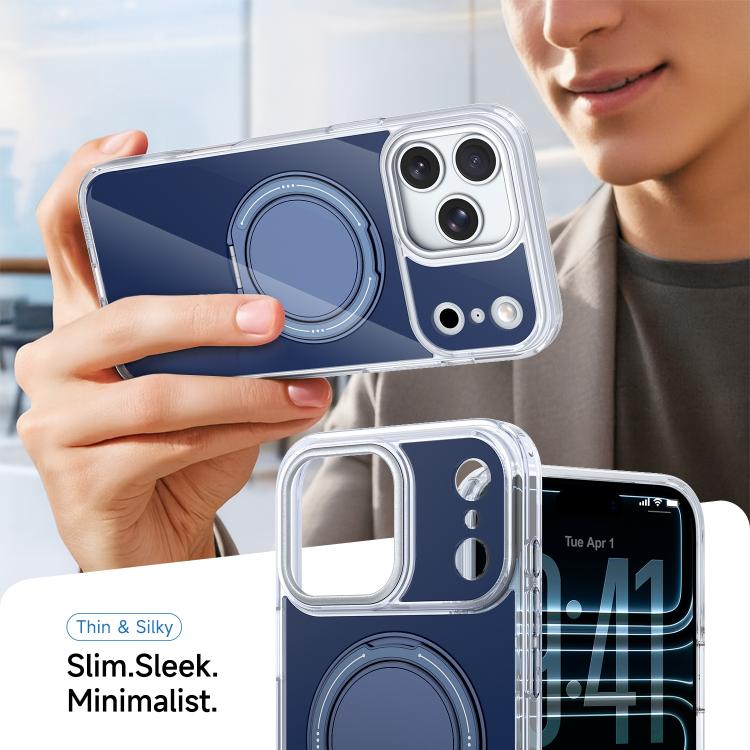 For iPhone 15 Pro Max Color Magnetic Ring Holder Phone Case