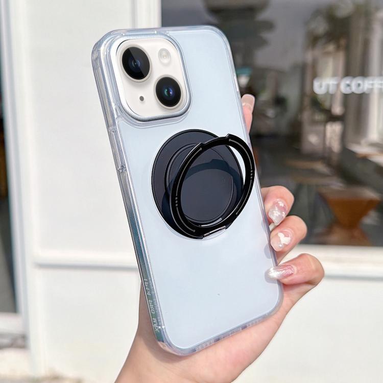 For iPhone 15 Color Magnetic Ring Holder Phone Case