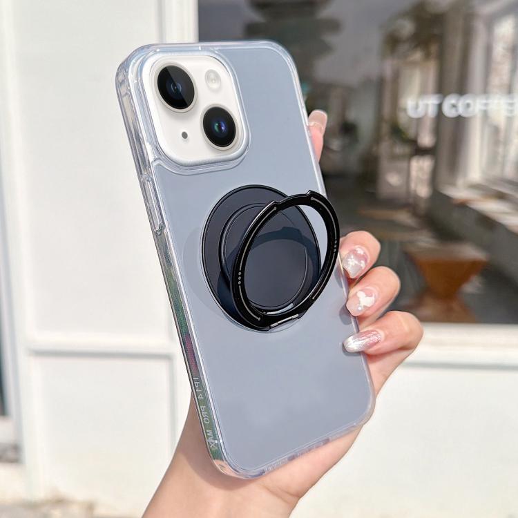 For iPhone 15 Color Magnetic Ring Holder Phone Case