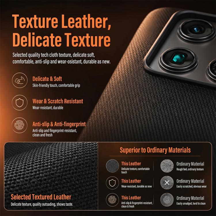 For Motorola Razr Fold 5G Film Integrated Spring Central Axis Holder Vegan Leather Phone Case
