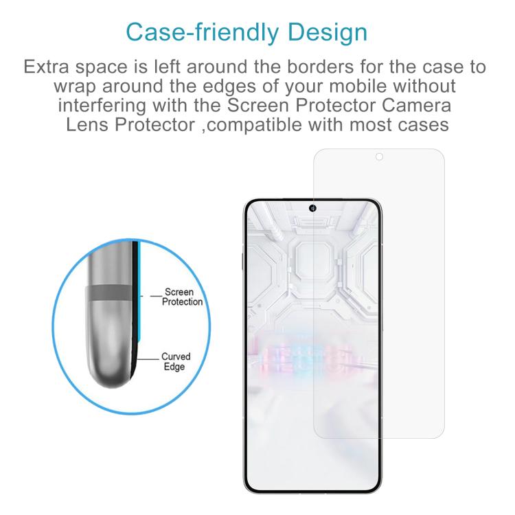 For Lenovo Legion Y70 5G 2026 10pcs 0.18mm High Aluminum Tempered Glass Film, Support Fingerprint Unlocking