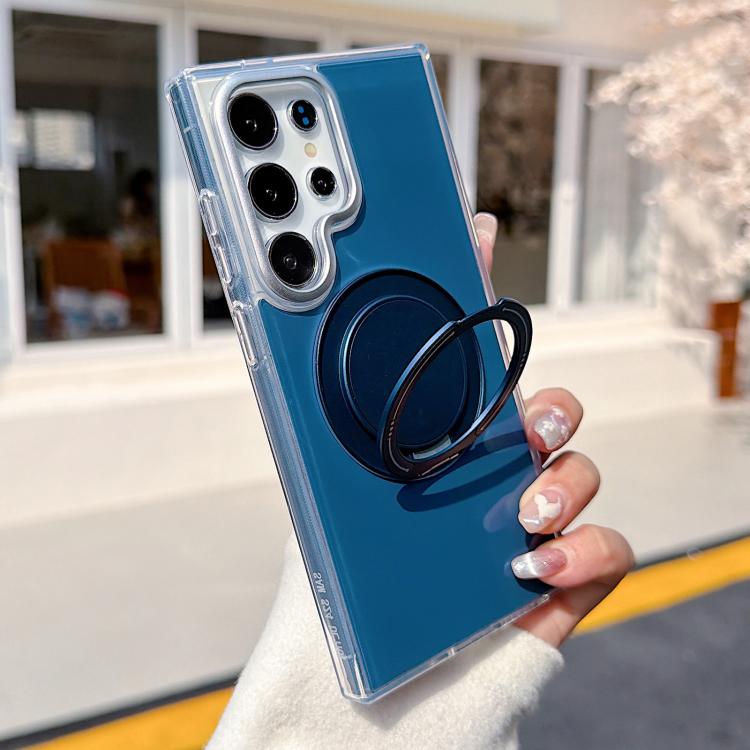 For Galaxy S24 Ultra 5G Color Magnetic Ring Holder Phone Case