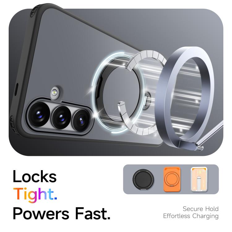 For Galaxy S26+ 5G Rotating Holder TPU + PC Magnetic Shockproof Phone Case