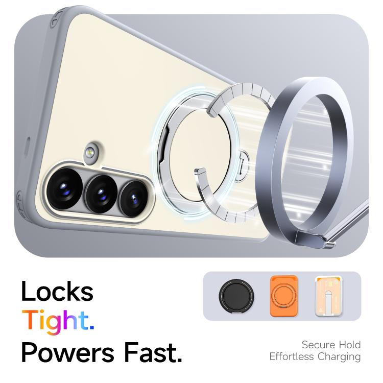 For Galaxy S26+ 5G Rotating Holder TPU + PC Magnetic Shockproof Phone Case
