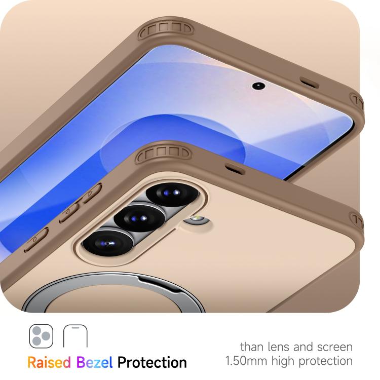 For Galaxy S26+ 5G Rotating Holder TPU + PC Magnetic Shockproof Phone Case