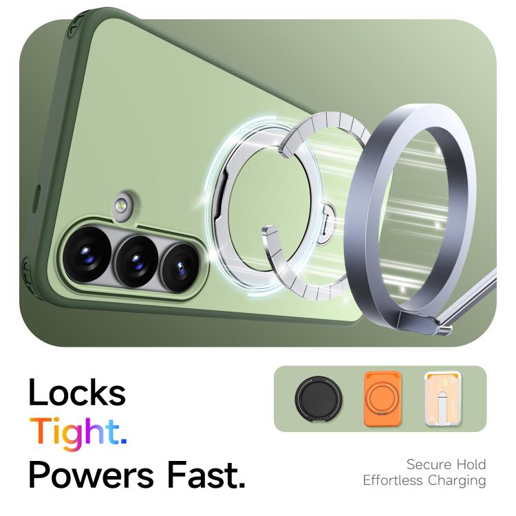 For Galaxy S26+ 5G Rotating Holder TPU + PC Magnetic Shockproof Phone Case