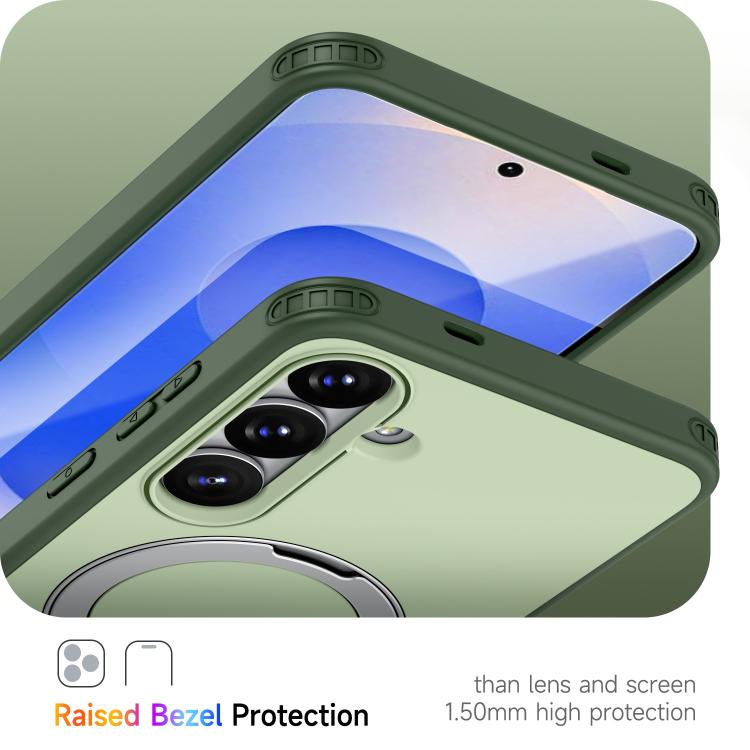 For Galaxy S26+ 5G Rotating Holder TPU + PC Magnetic Shockproof Phone Case