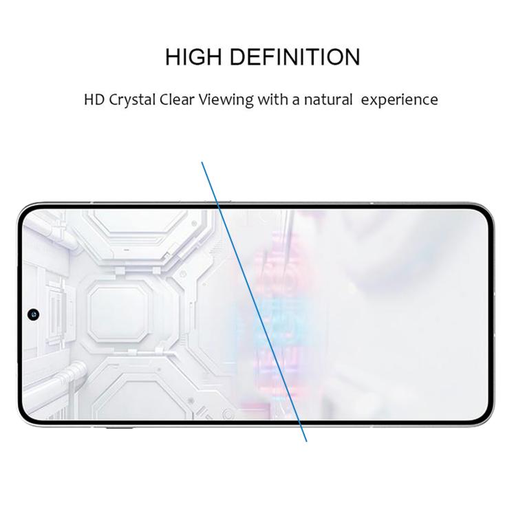 For Lenovo Legion Y70 5G 2026 High Aluminum Full Screen Silk Printing Tempered Glass Film, Support Fingerprint Unlocking