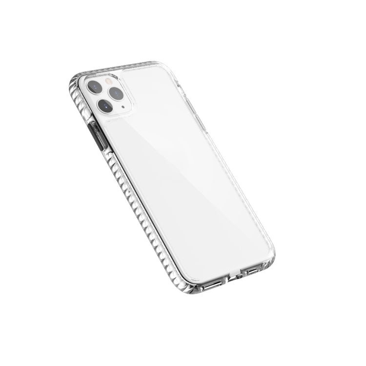 For iPhone 11 Pro Max 2 in 1 Ultra Clear Shockproof PC+ TPU Case with Removable Color Button