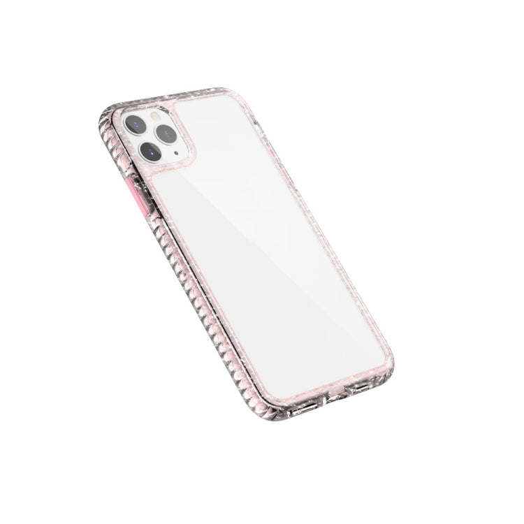 For iPhone 11 Pro 2 in 1 Ultra Clear Shockproof PC+ TPU Case with Removable Color Button