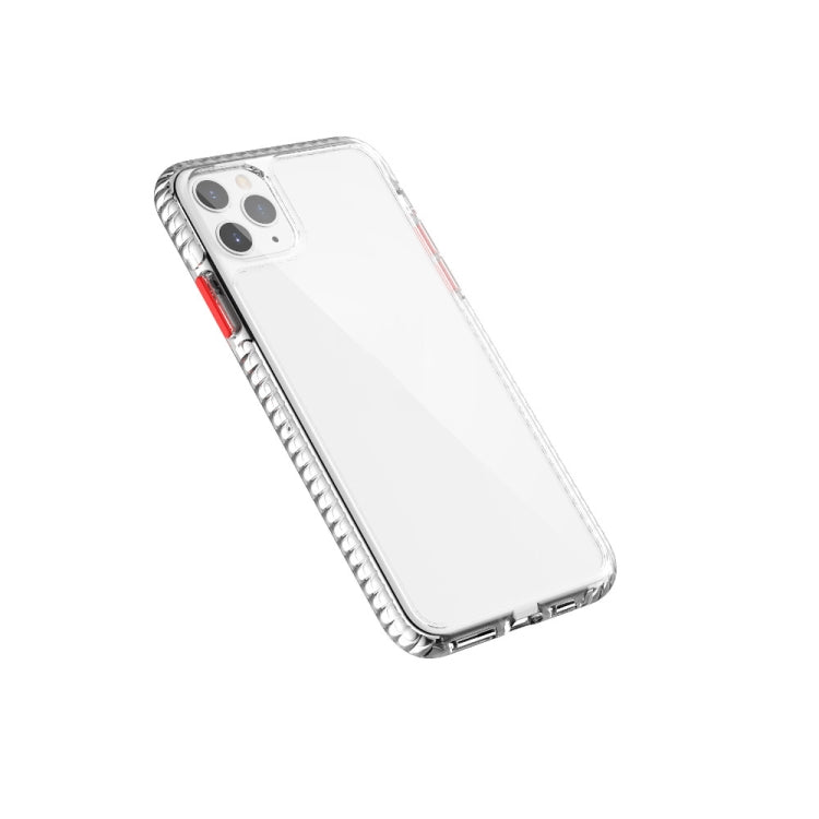 For iPhone 11 Pro 2 in 1 Ultra Clear Shockproof PC+ TPU Case with Removable Color Button