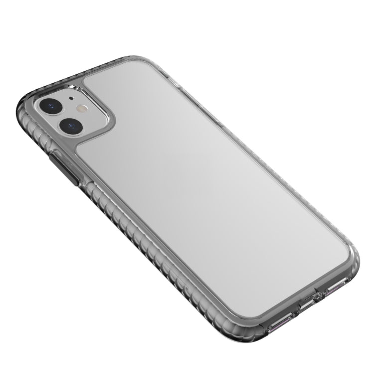 For iPhone 11 2 in 1 Ultra Clear Shockproof PC+ TPU Case with Removable Color Button
