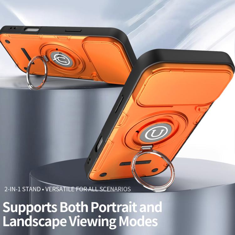 For iPhone 17 Pro Max Sliding Camshield Holder Magnetic Phone Case