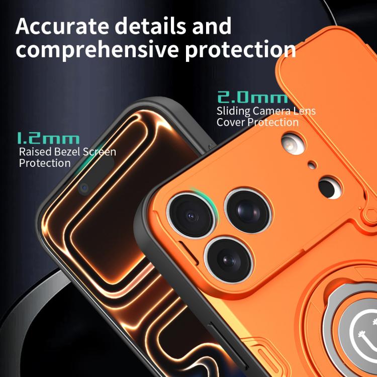 For iPhone 17 Pro Sliding Camshield Holder Magnetic Phone Case