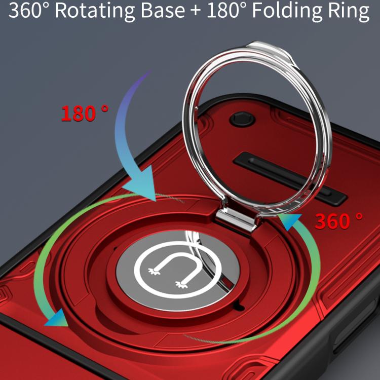 For iPhone 17 Sliding Camshield Holder Magnetic Phone Case