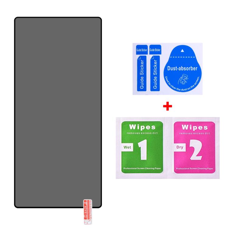 For ZTE nubia RedMagic 11S Pro 5G Full Cover Anti-peeping Tempered Glass Film, Support Fingerprint Unlocking