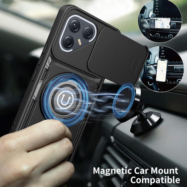 For Tecno Pova 7 Ultra 5G Sliding Camshield Holder Magnetic Phone Case