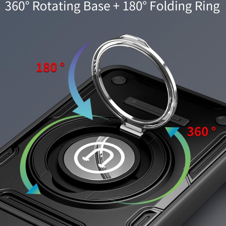 For Tecno Spark Go 2024 / 20 Sliding Camshield Holder Magnetic Phone Case