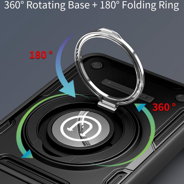 For Tecno Spark Go 2024 / 20 Sliding Camshield Holder Magnetic Phone Case