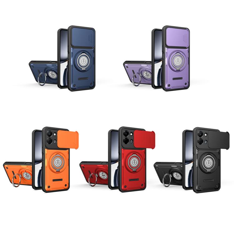 For Tecno Spark Go 3 / Pop 20 4G Sliding Camshield Holder Magnetic Phone Case