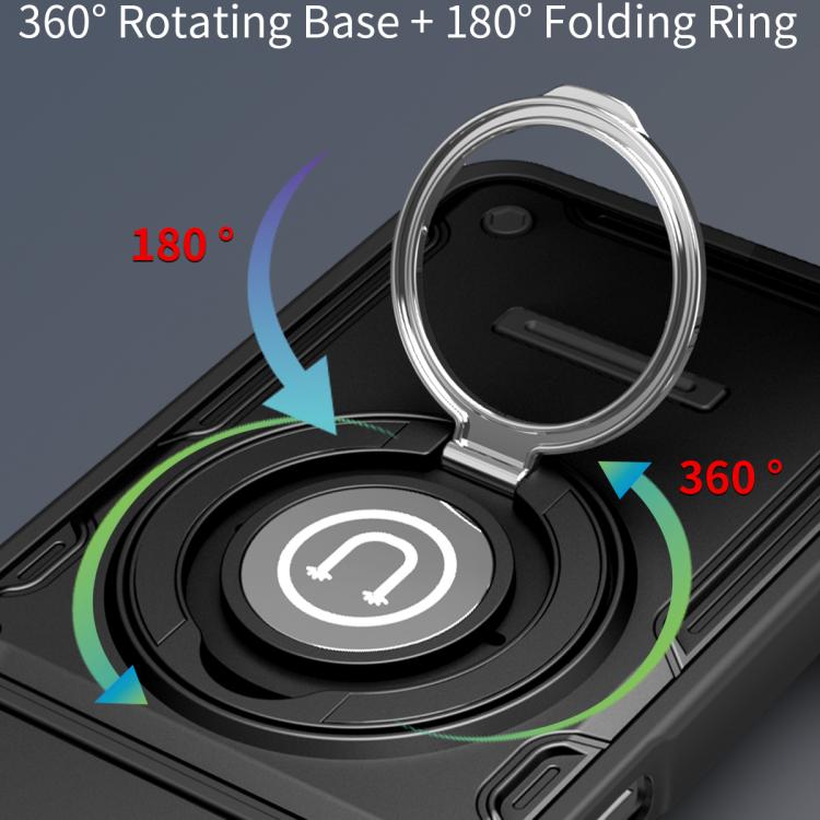 For Tecno Spark Go 3 / Pop 20 4G Sliding Camshield Holder Magnetic Phone Case