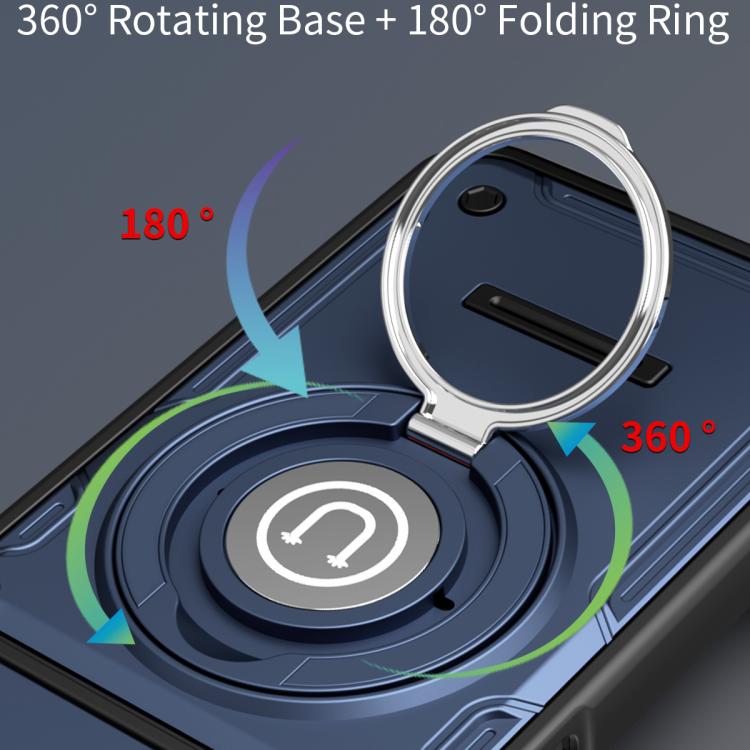 For Tecno Spark Go 2 4G / Pop 10 Sliding Camshield Holder Magnetic Phone Case