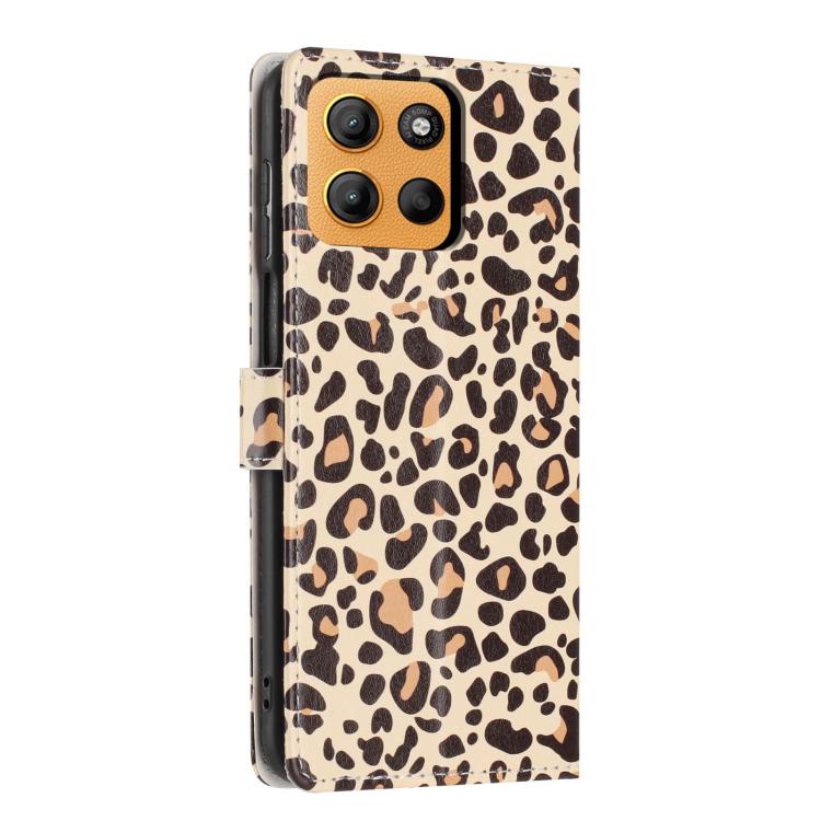 For Moto G17 /  G17 Power 4G Colorful Painting Vegan Leather Phone Case with Lanyard