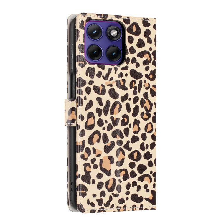 For Moto Edge 70 Fusion 5G Colorful Painting Vegan Leather Phone Case with Lanyard